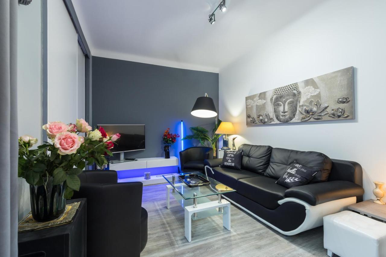 Beau 3 Pieces, 7 Pers, 2 Terrasses, Centre, Calme, Securite Leilighet Nice Eksteriør bilde