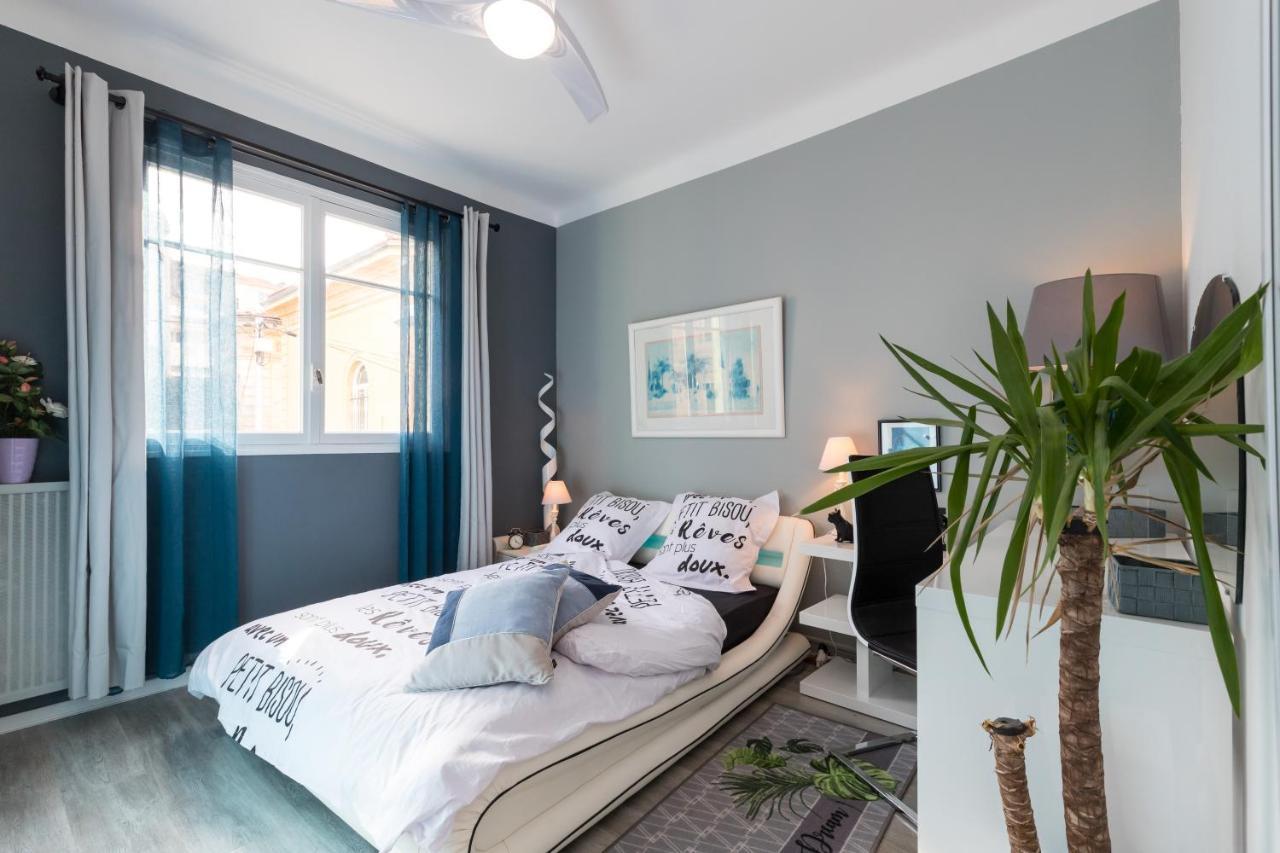 Beau 3 Pieces, 7 Pers, 2 Terrasses, Centre, Calme, Securite Leilighet Nice Eksteriør bilde