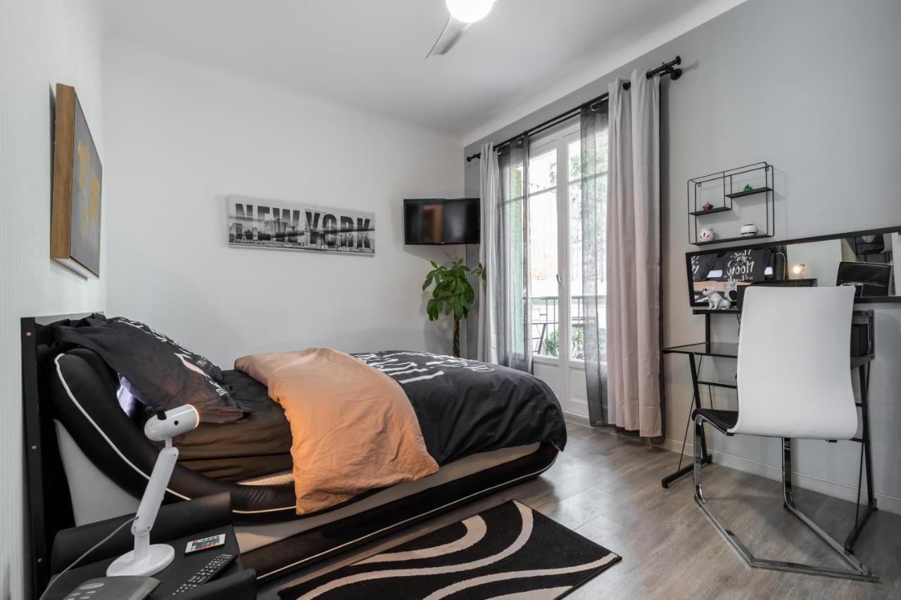 Beau 3 Pieces, 7 Pers, 2 Terrasses, Centre, Calme, Securite Leilighet Nice Eksteriør bilde